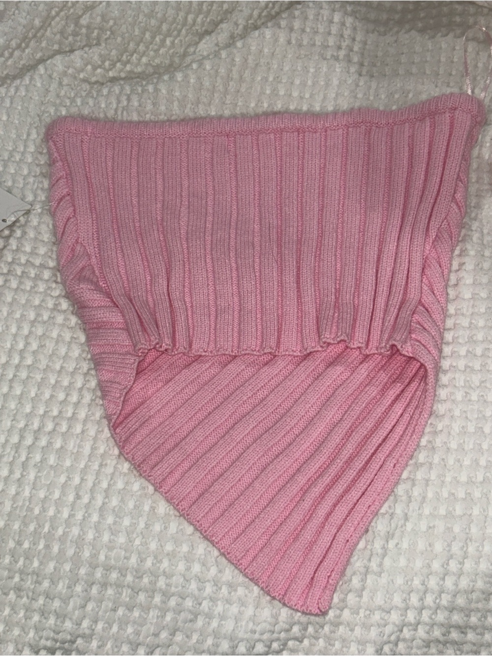 Pink Ribbed Knit Top - Picture 2 of 4